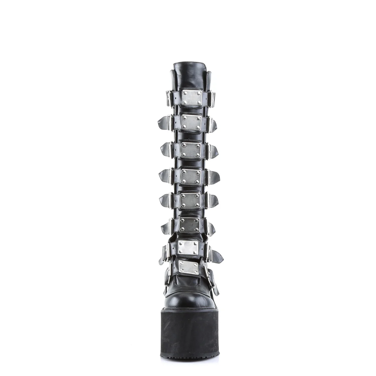 White  Alternative Knee High Boots -  Demonia Cult SWING-815 - Image 13