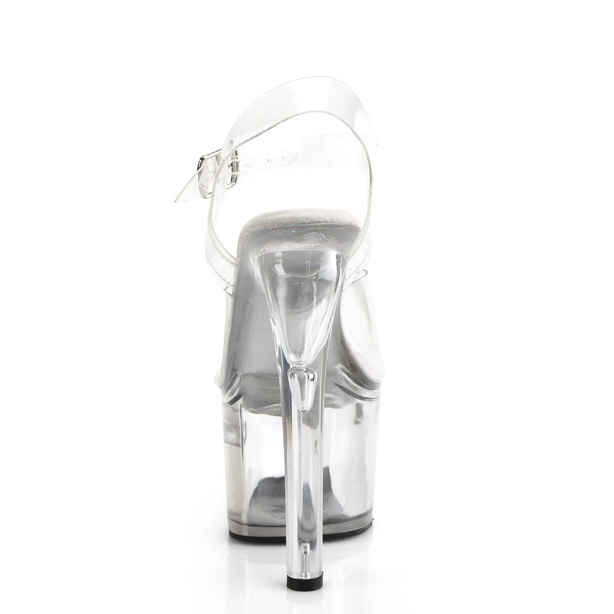 Clear 7 Inch Fetish Pole Platform Shoes - Pleaser TIPJAR-708-2 - Image 4