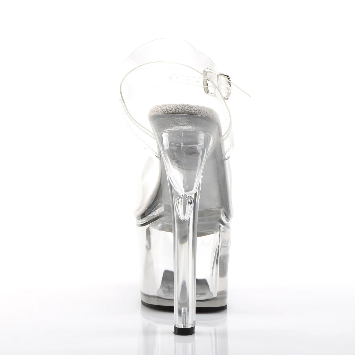 Clear 7 Inch Exotic Dancing High Heels - Pleaser TIPJAR-708-5 - Image 4