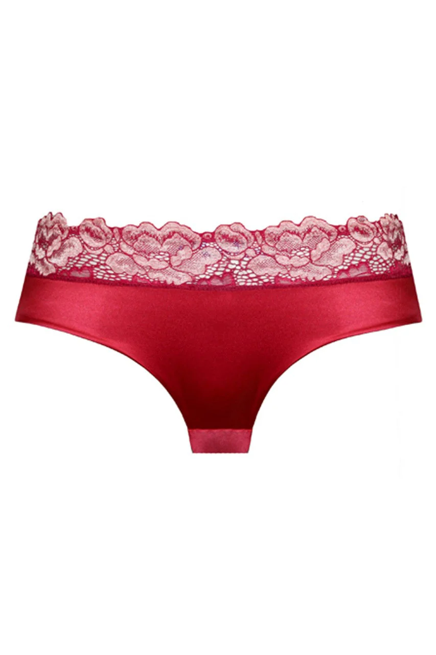 TL9600 Tia Lyn Core Thong Crimson Panties