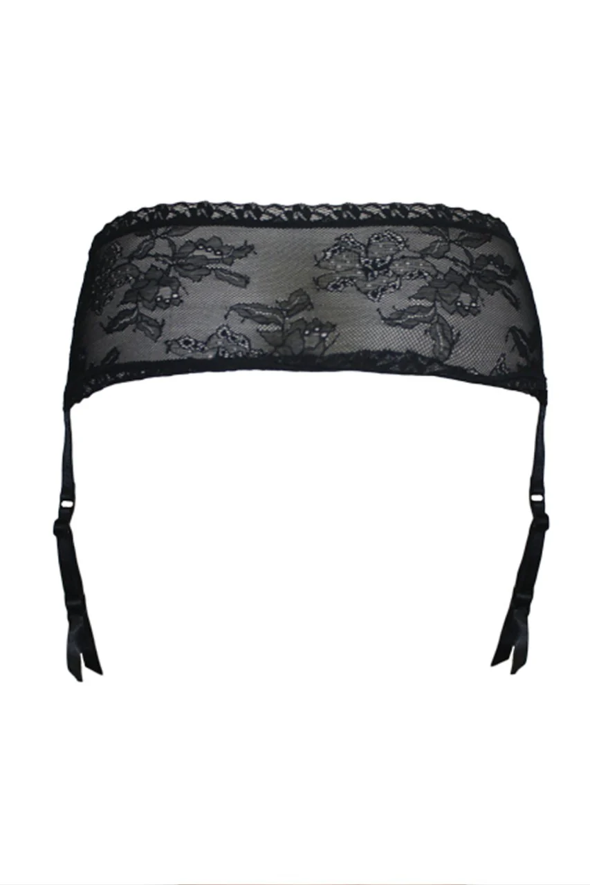 TL9622 Black Tia Lynn Rendezvous Garter Belt - Image 2