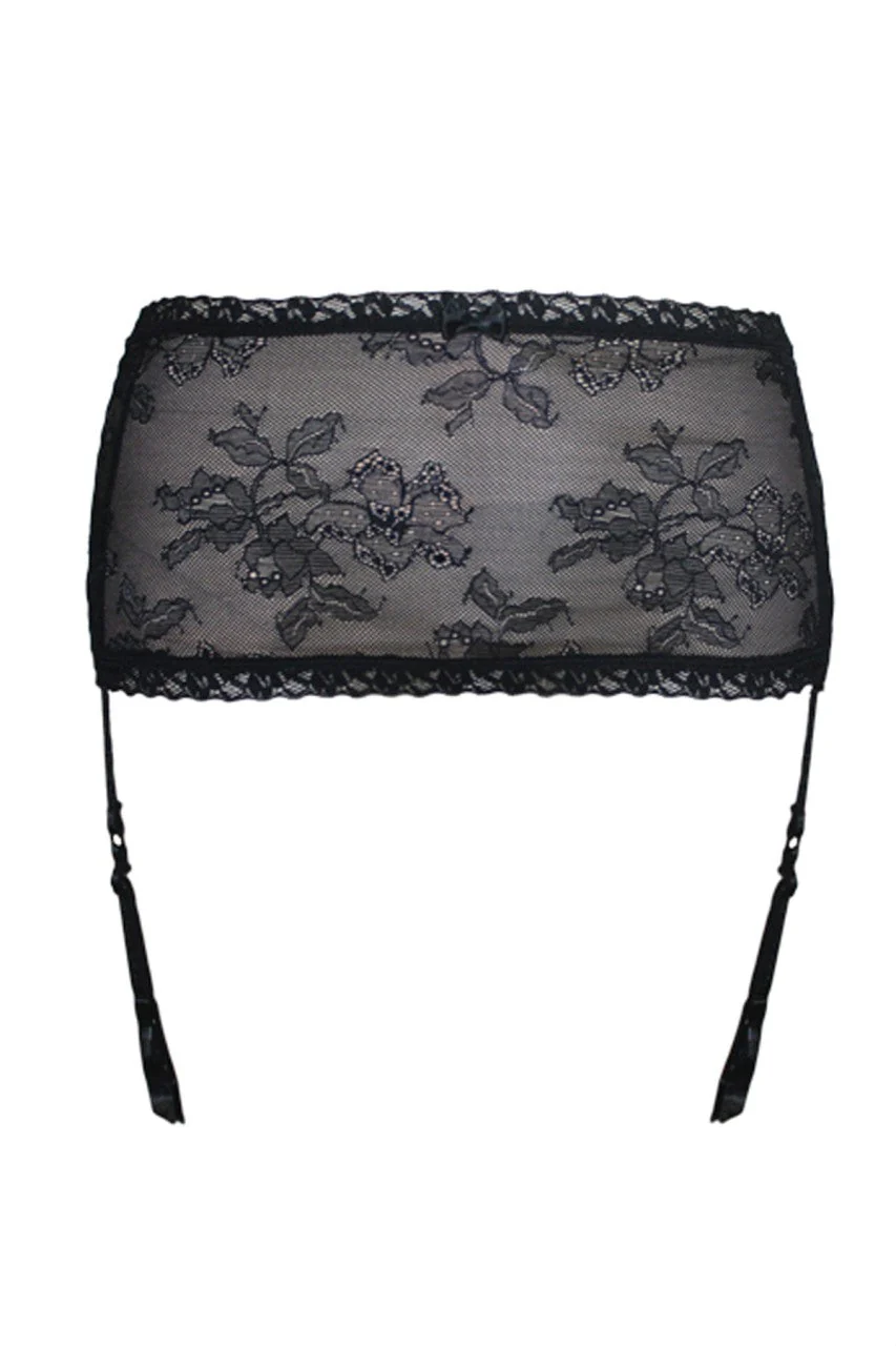 TL9622 Tia Lyn Rendezvous Garter Belt Black