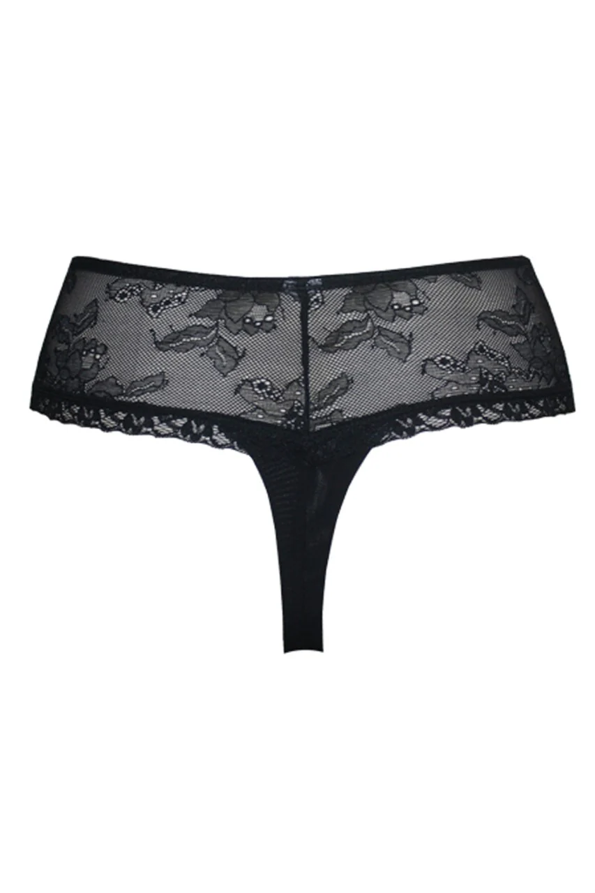 TL9623 Black Tia Lynn Rendezvous Thong - Image 2