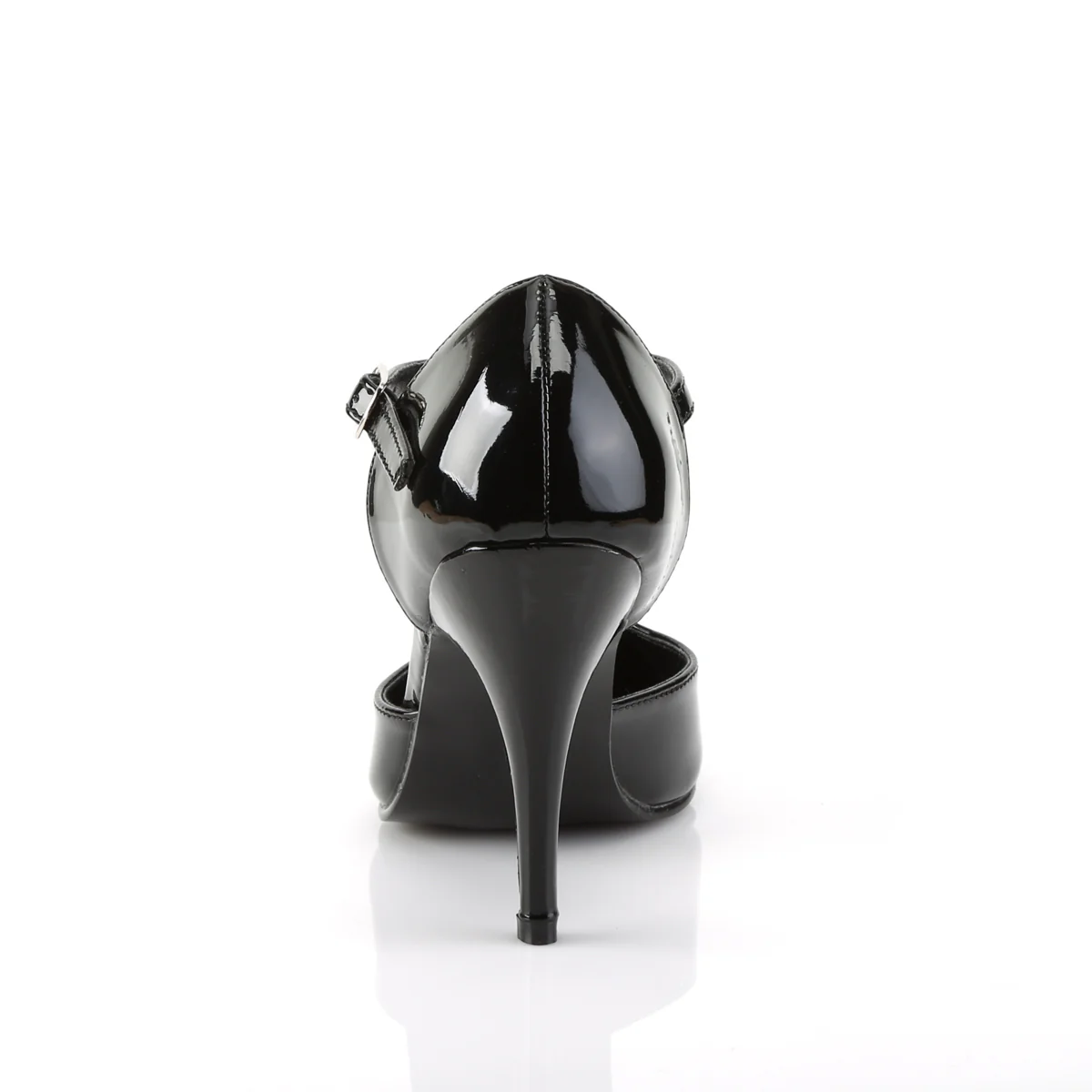 Black 4 Inch Sexy Fetish Shoes - Pleaser VANITY-415 - Image 4