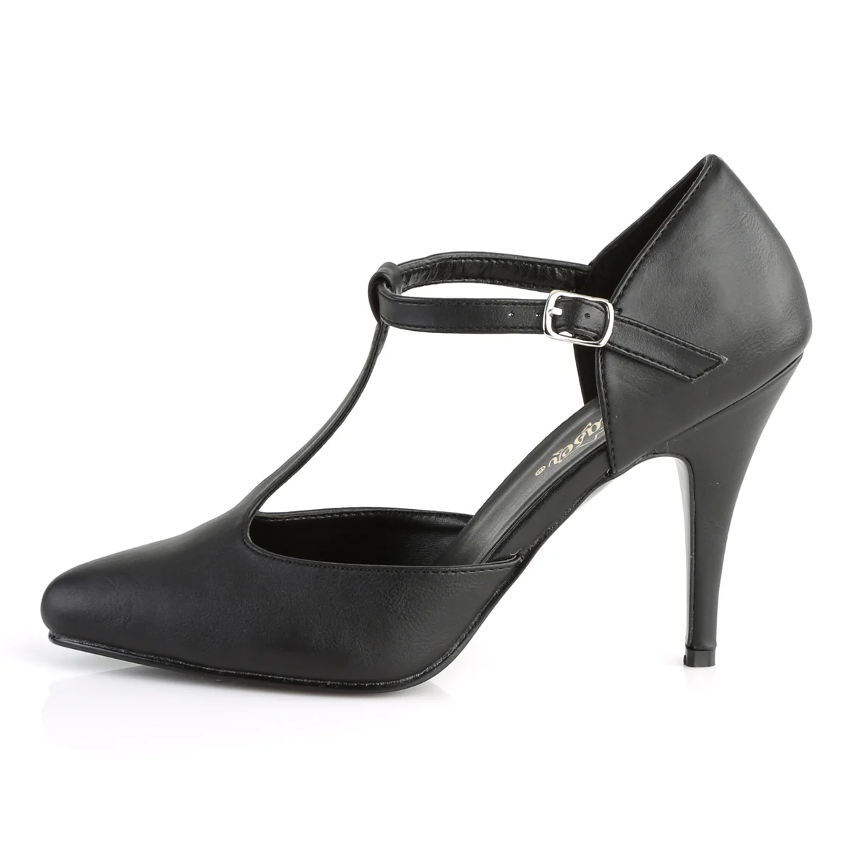 Black 4 Inch Sexy Fetish Shoes -  Pleaser VANITY-415 - Image 3