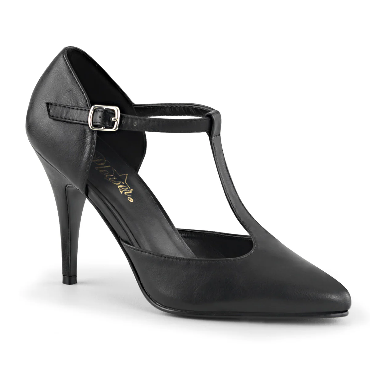 Black 4 Inch Sexy Fetish Shoes -  Pleaser VANITY-415 - Image 6