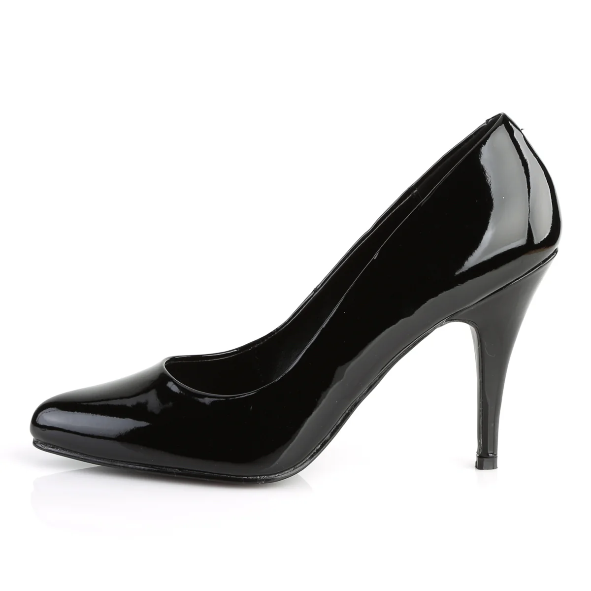 Black 4 Inch Sexy Berdoom Heels - Pleaser VANITY-420 - Image 3