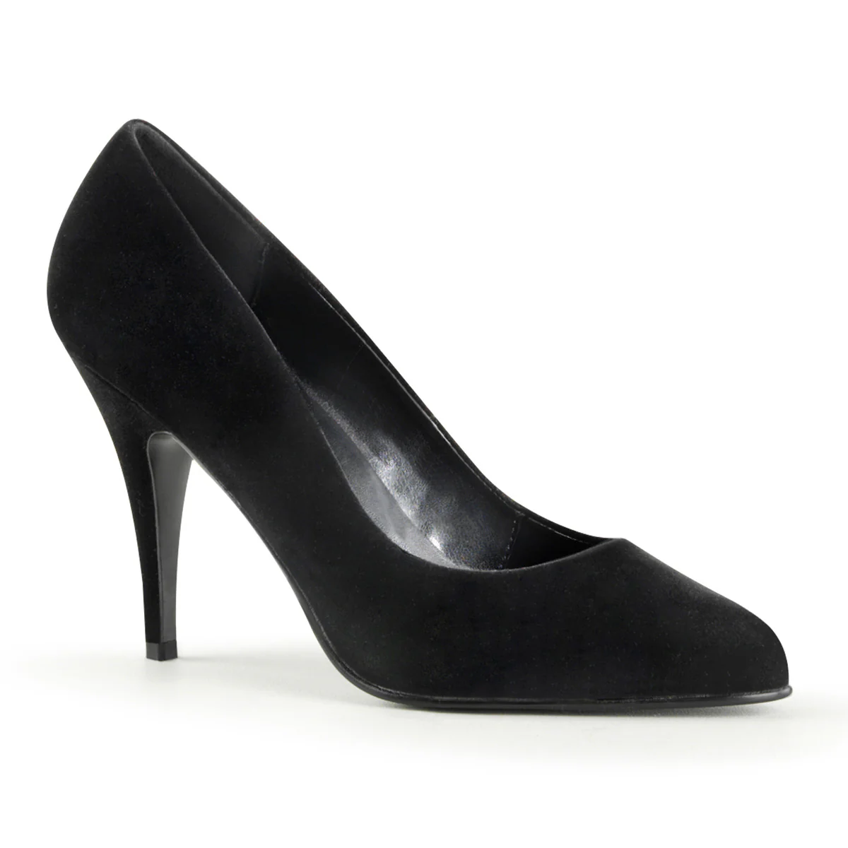 Black 4 Inch Exotic Berdoom Heels - Pleaser VANITY-420 - Image 6