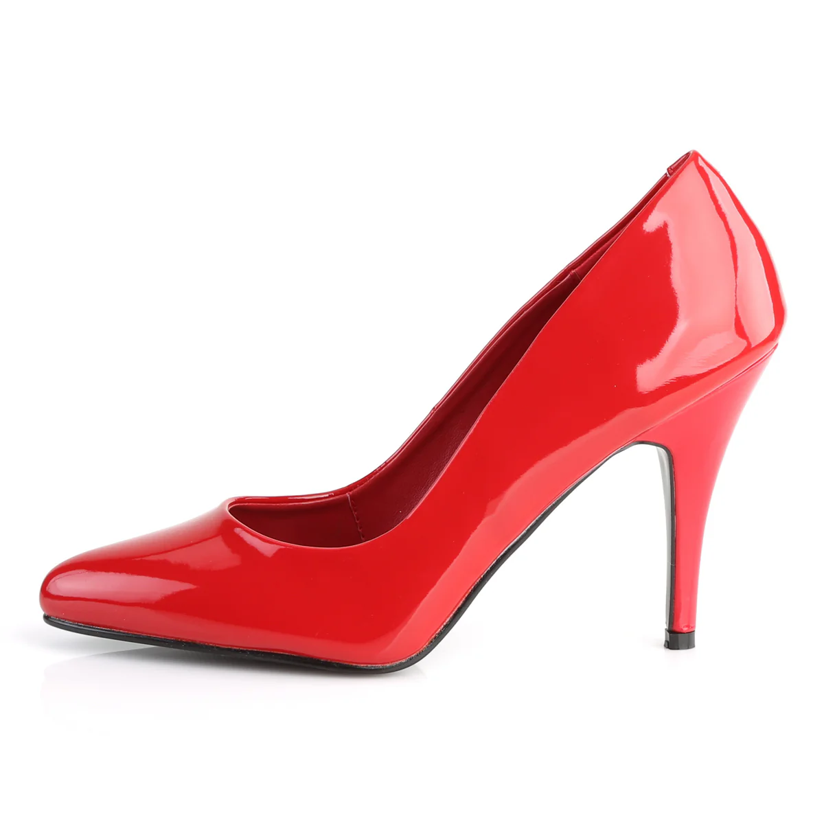 Red 4 Inch Alluring Berdoom Heels - Pleaser VANITY-420 - Image 3