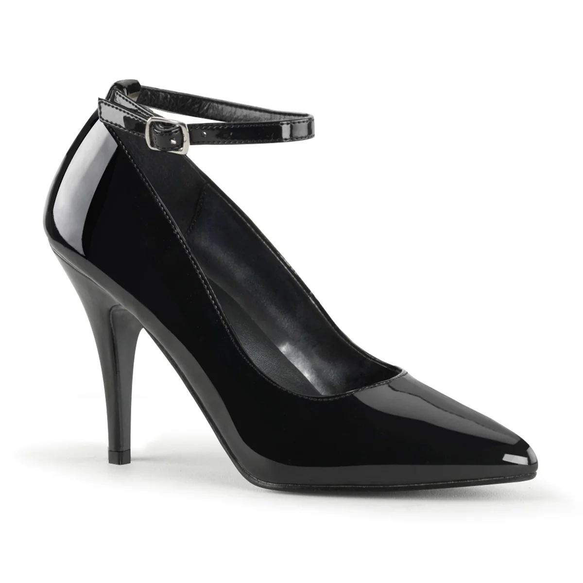 Black 4 Inch Provocative Berdoom Heels - Pleaser VANITY-431