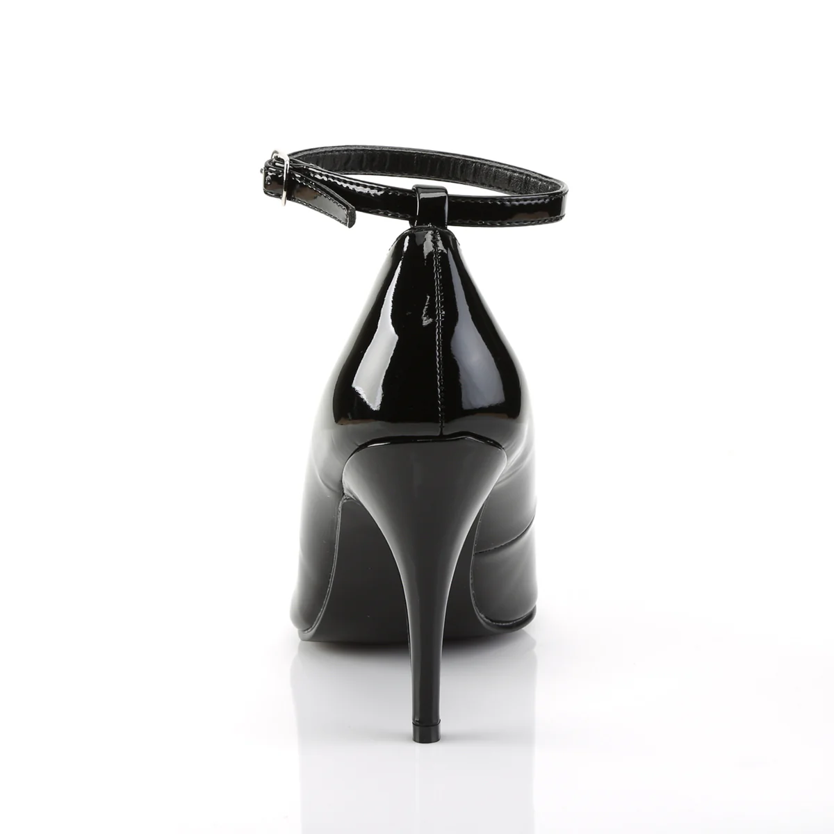 Black 4 Inch Provocative Berdoom Heels - Pleaser VANITY-431 - Image 4