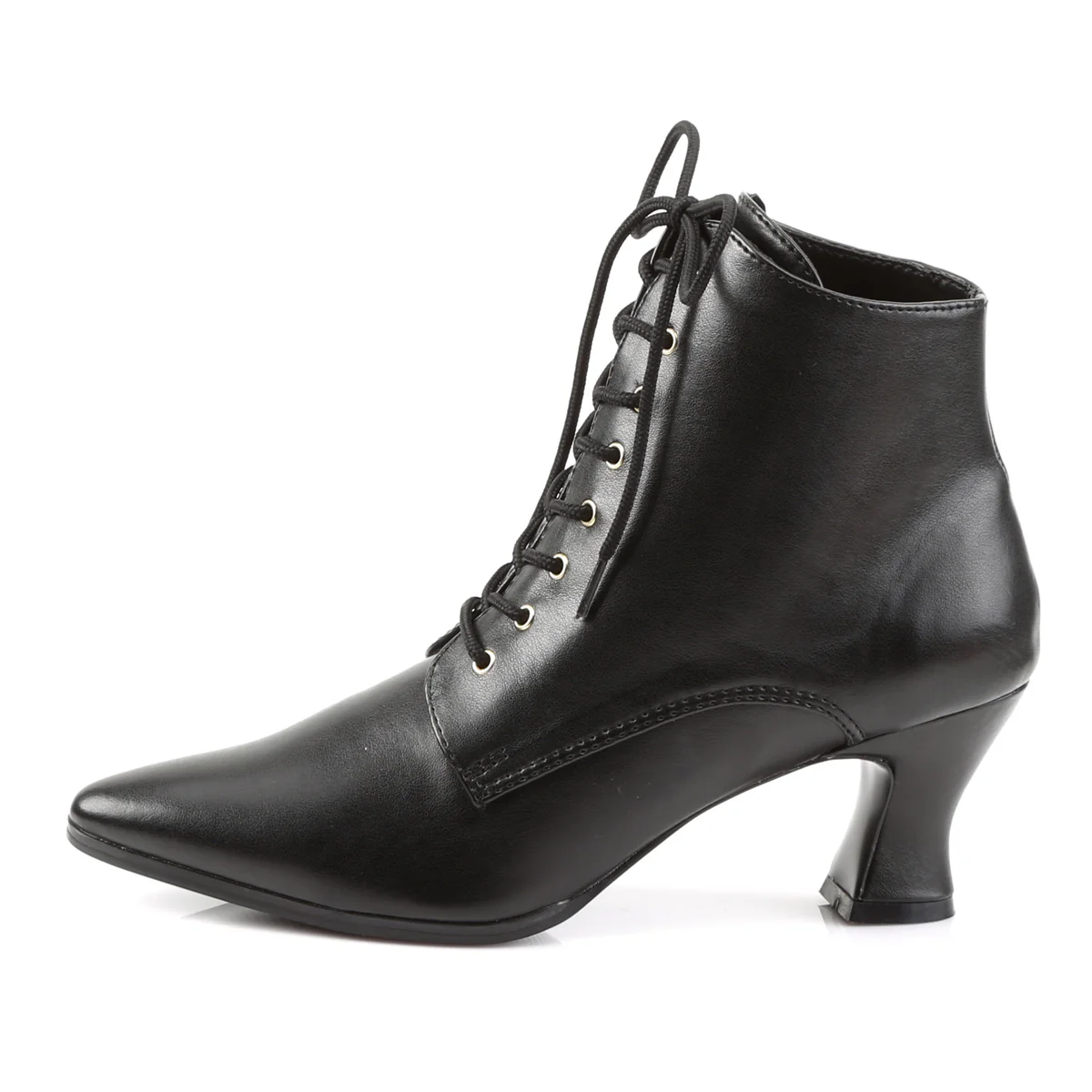 Black 2.8 Inch Fancy Dress Women's Boots - Funtasma VICTORIAN-35 - Image 3