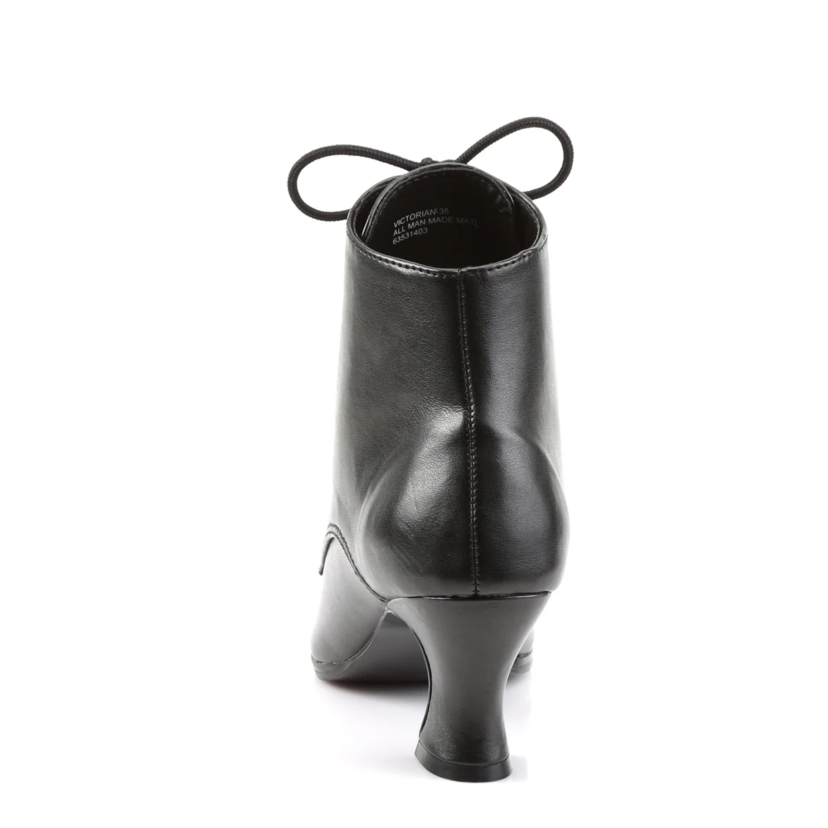 Black 2.8 Inch Fancy Dress Women's Boots - Funtasma VICTORIAN-35 - Image 4