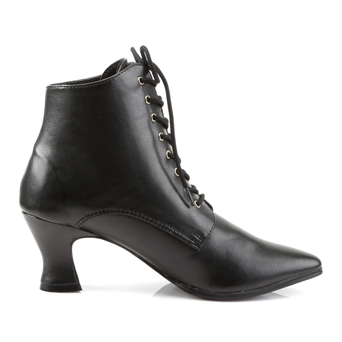Black 2.8 Inch Fancy Dress Women's Boots - Funtasma VICTORIAN-35 - Image 5
