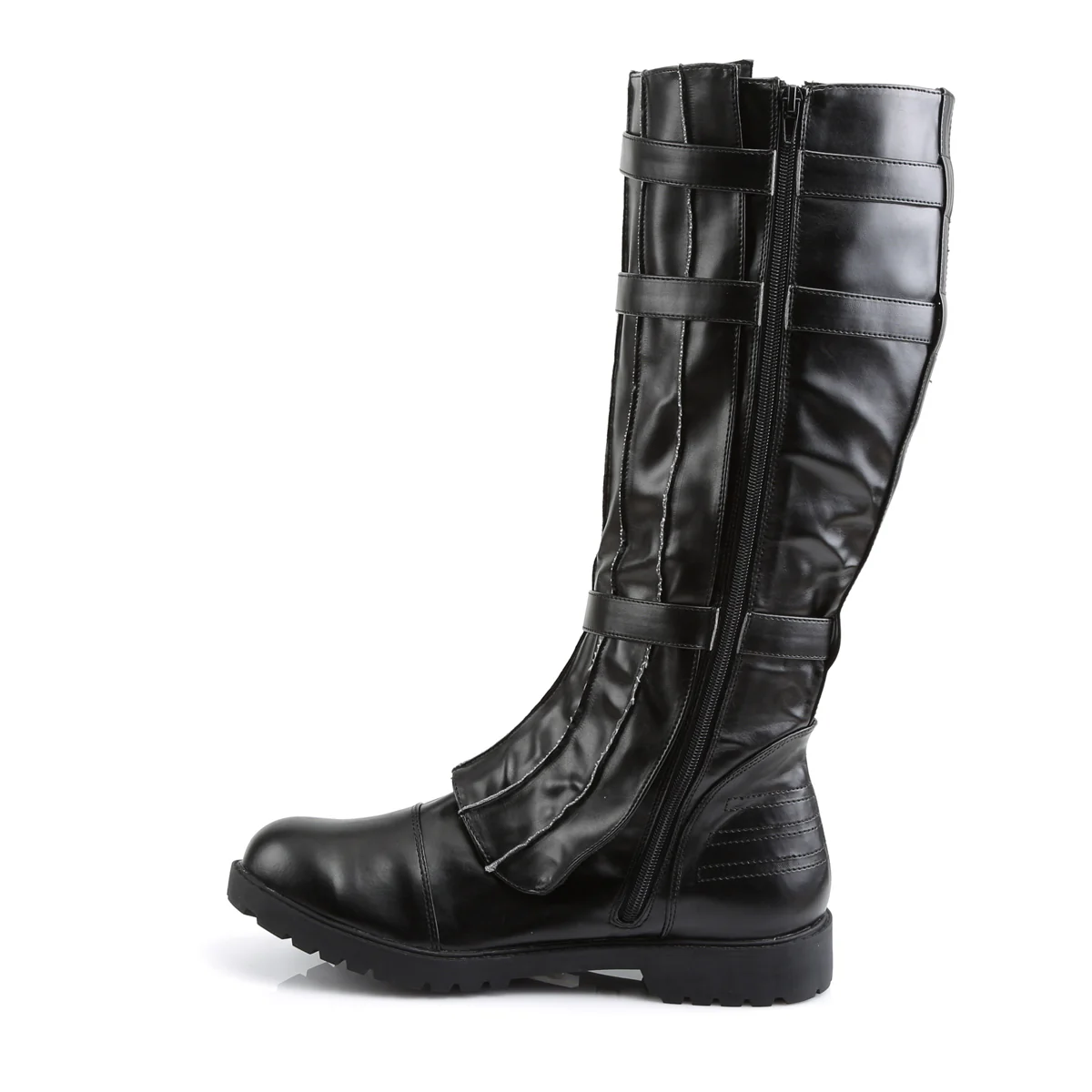 WALKER-130 Funtasma Black Pu Men's Boots - Image 3