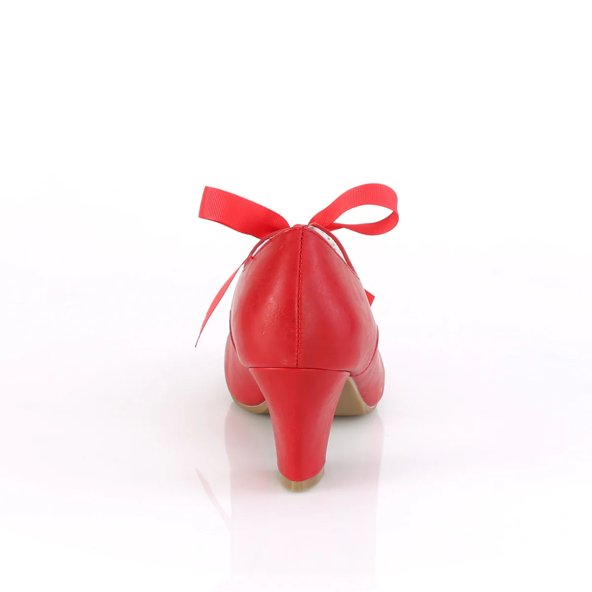 Red 2.5 Inch Vintage Heels - Pin Up Couture WIGGLE-32 - Image 4