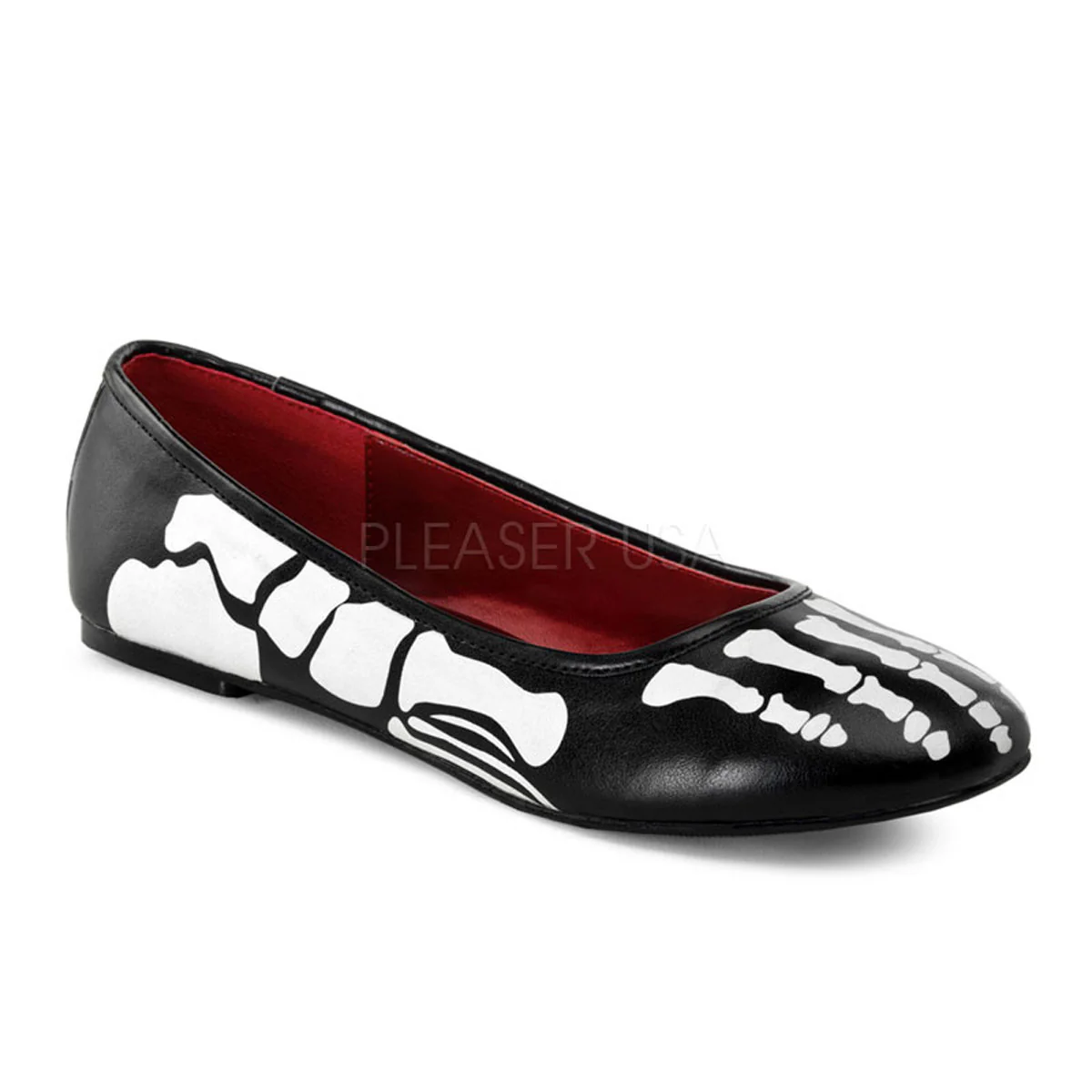 XRAY01 Flay Shoes with Skeleton - Bones Design