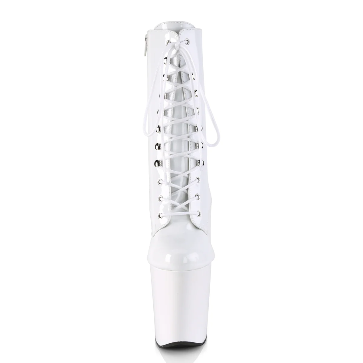 White 8 Inch Exotic Dancing Ankle Boots -  Pleaser XTREME-1020 - Image 2