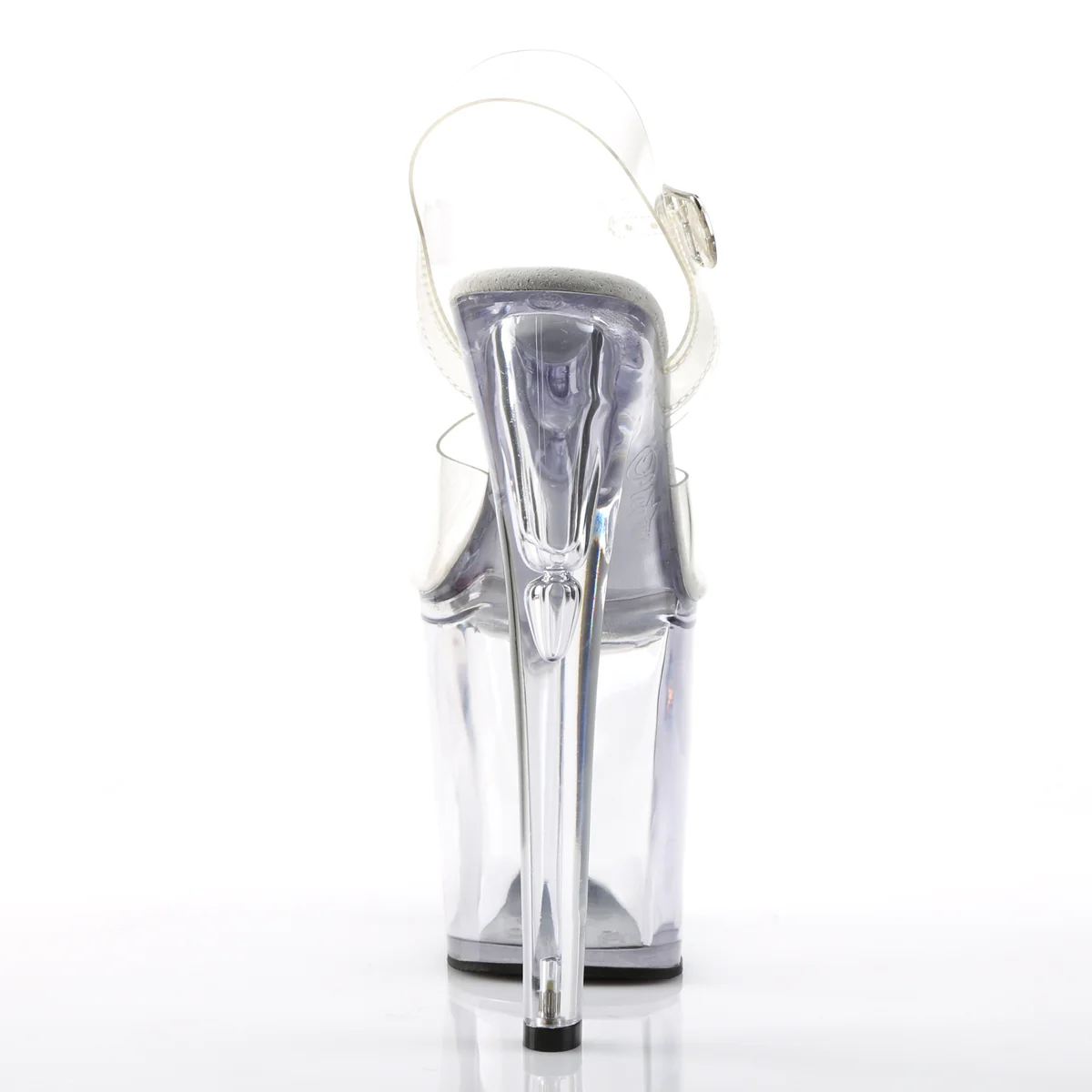 Clear 8 Inch Pole Dancer Platform Shoes -  Pleaser XTREME-808 - Image 4