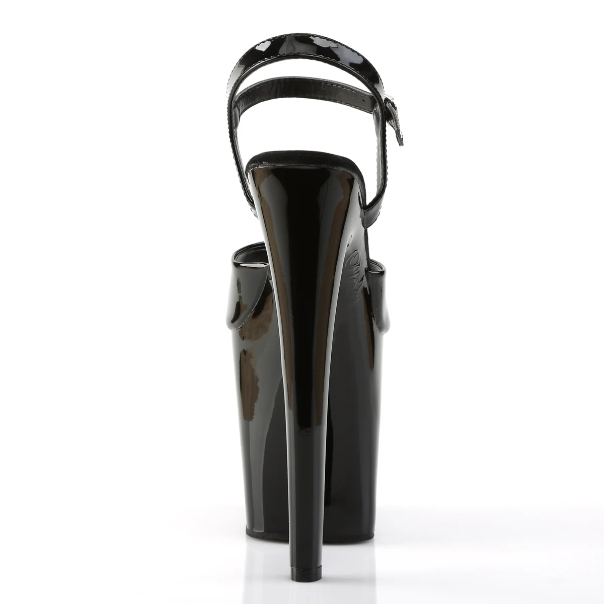 Black 8 Inch Pole Dancer Platform Shoes - Pleaser XTREME-809 - Image 4