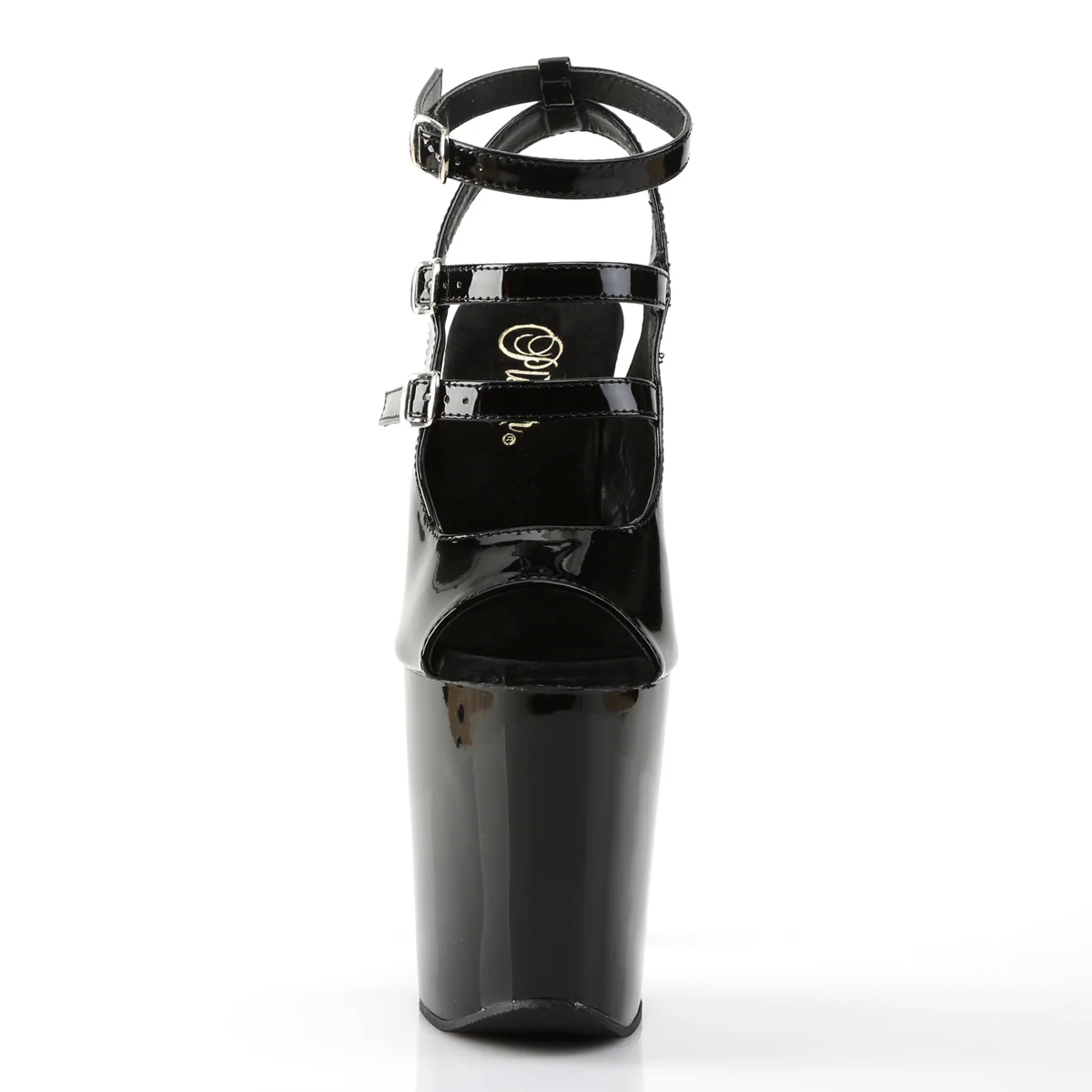 Black 8 Inch Sexy Pole Platform Shoes -  Pleaser XTREME-873 - Image 2