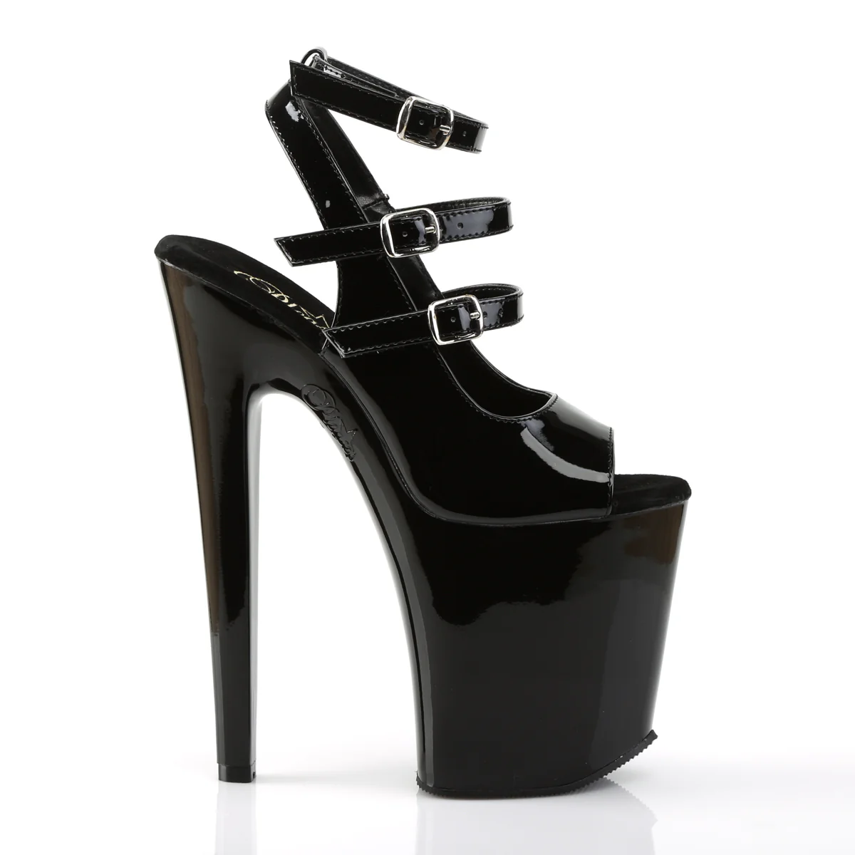 Black 8 Inch Sexy Pole Platform Shoes -  Pleaser XTREME-873 - Image 5