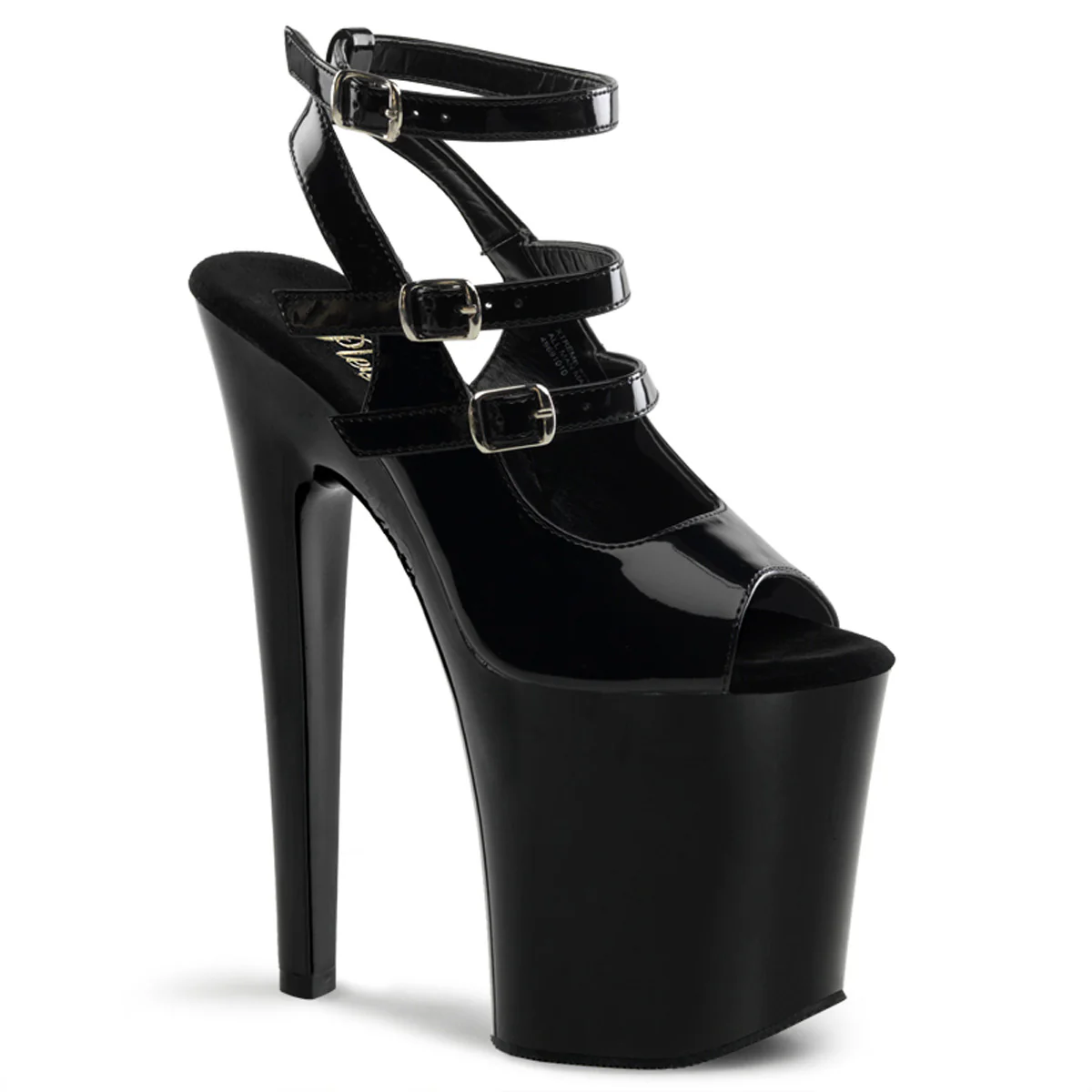 Black 8 Inch Sexy Pole Platform Shoes -  Pleaser XTREME-873 - Image 6