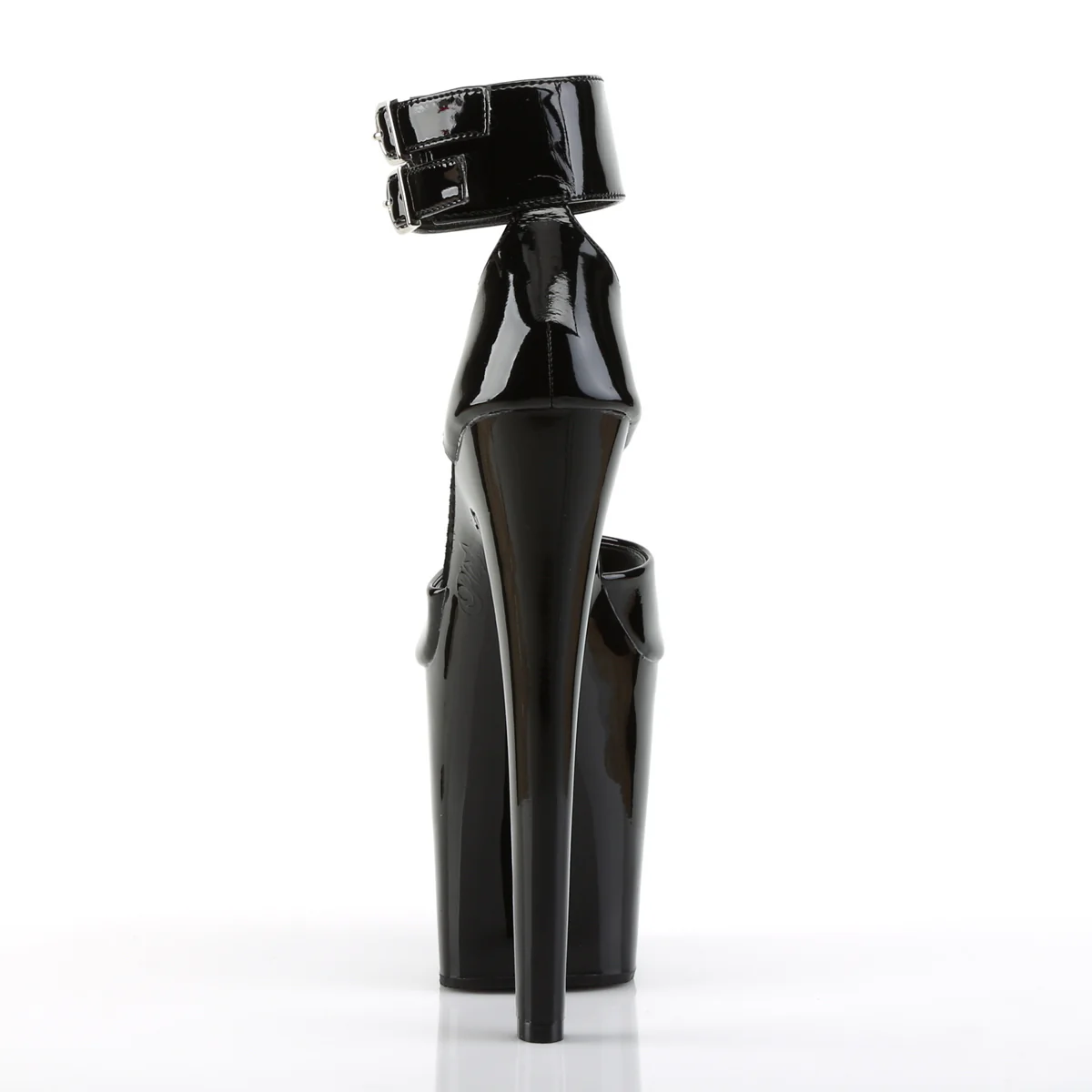 Black 8 Inch Fetish Pole Platform Shoes -  Pleaser XTREME-875 - Image 4